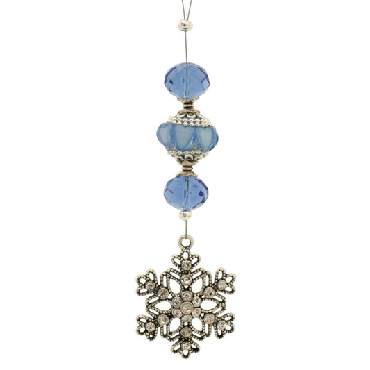 CHRISTMAS DECORATION SILVER SNOWFLAKE KIT