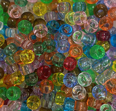 9 X 6 MM PONY BEADS - 95 PCS