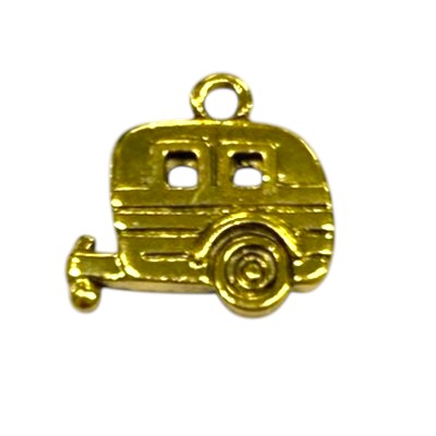 CARAVAN CHARM 18 MM GOLD - 5 PCS