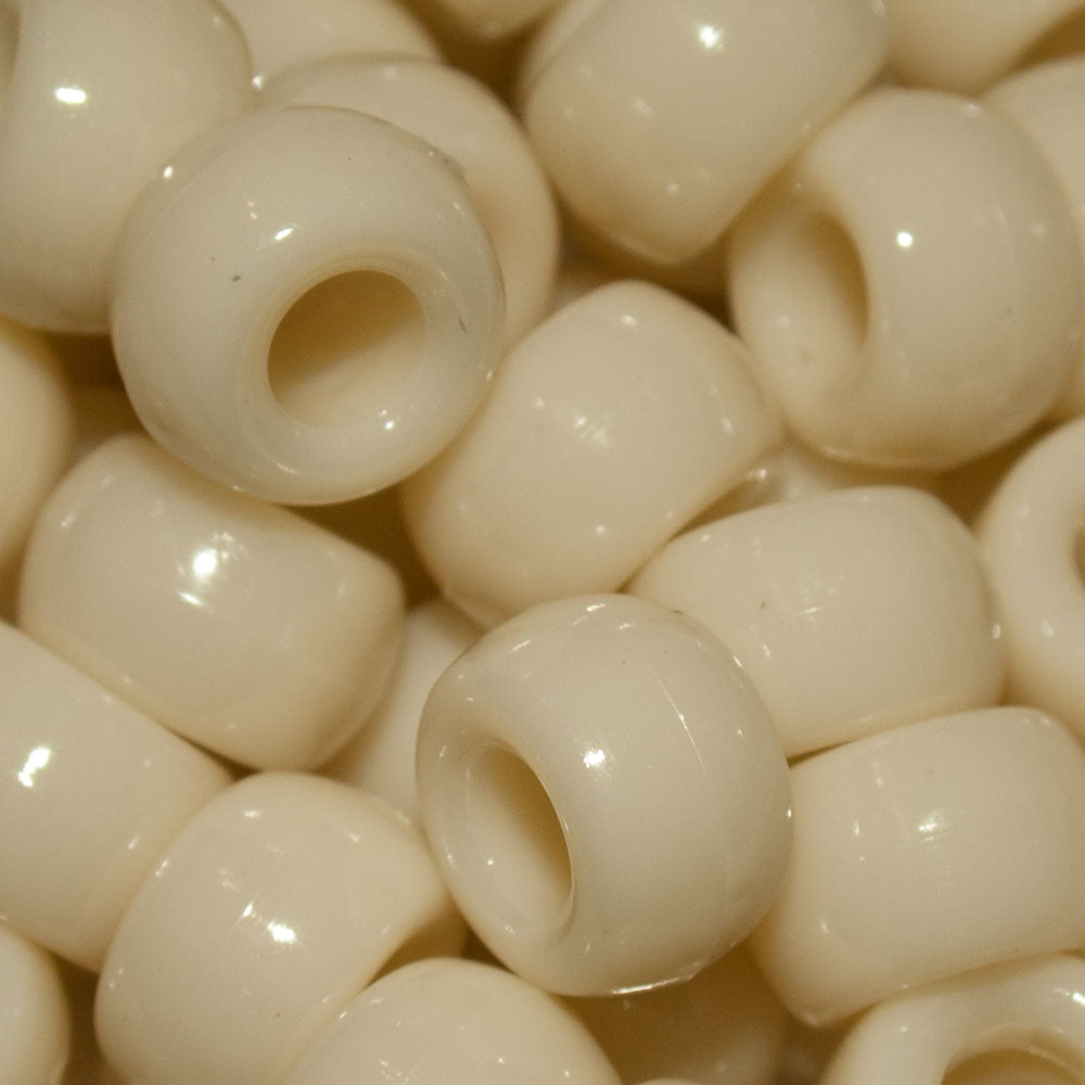 Pony Beads 9x6mm Opaque - Approx. 95pcs