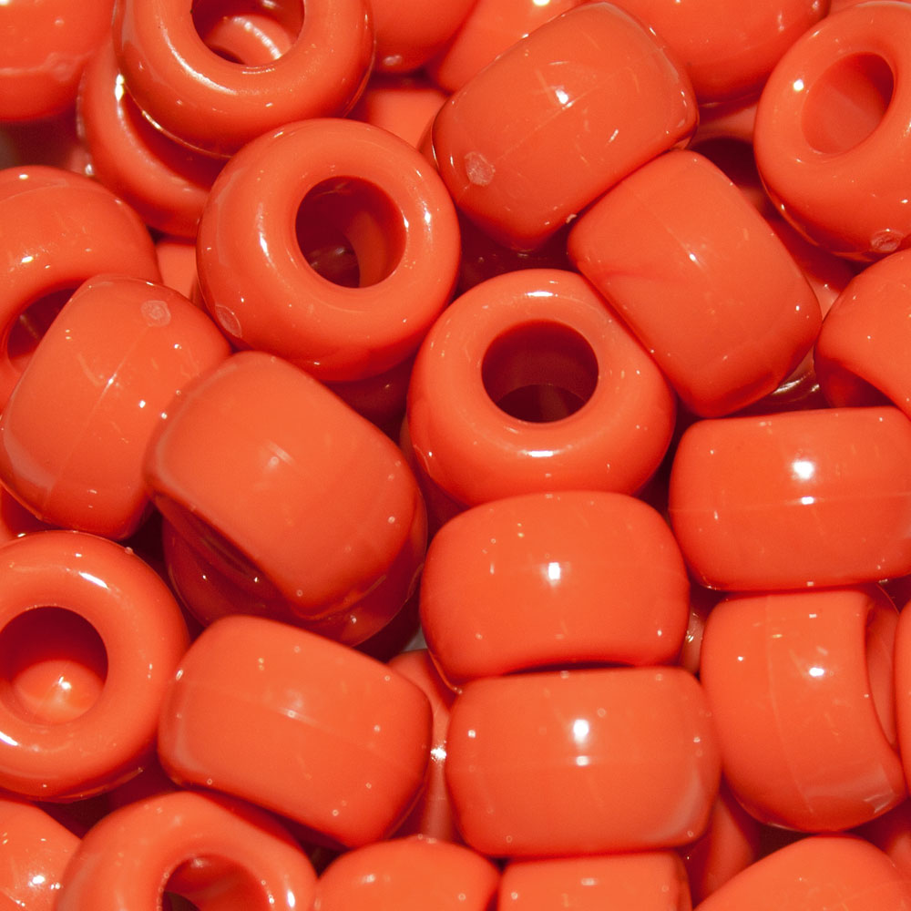 Pony Beads 9x6mm Opaque - Approx. 95pcs