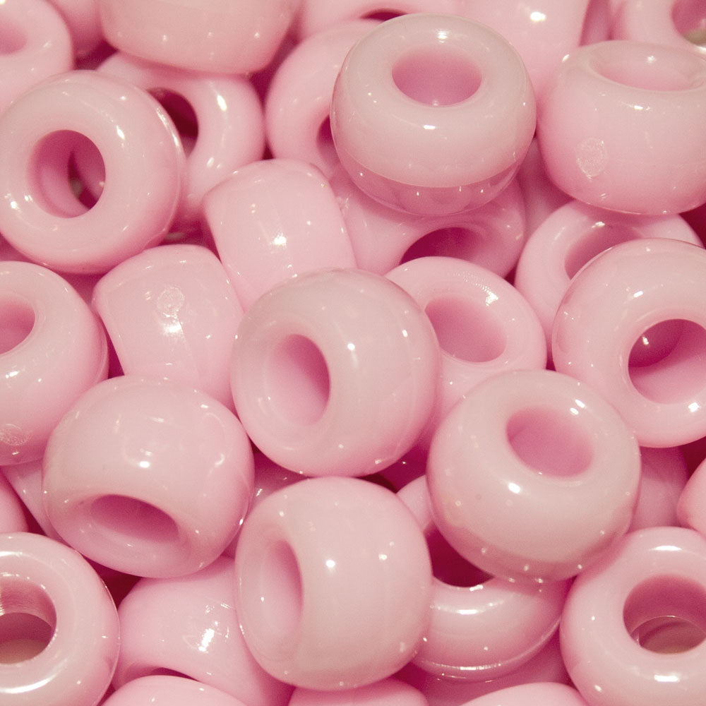 Pony Beads 9x6mm Opaque - Approx. 95pcs