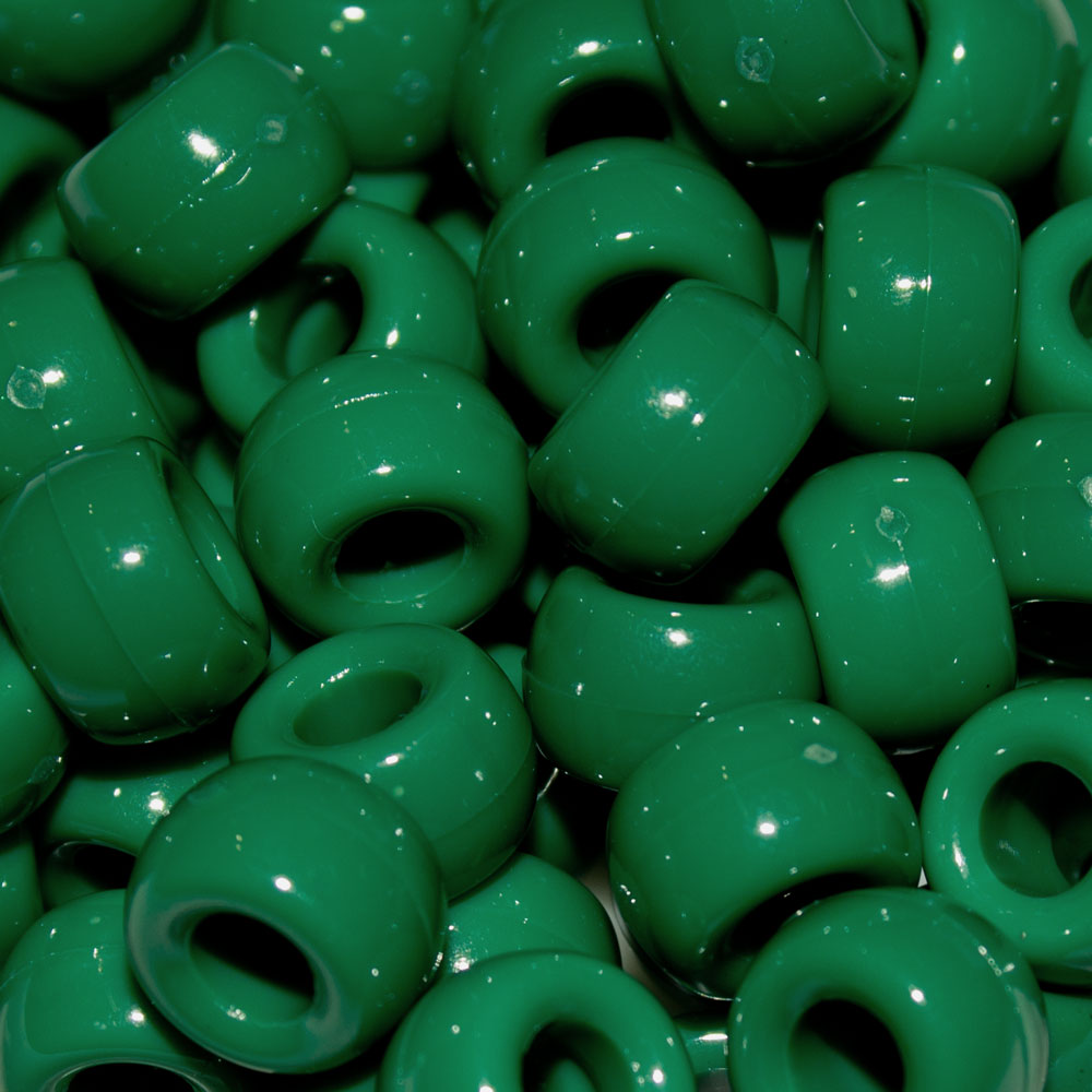 Pony Beads 9x6mm Opaque - Approx. 95pcs