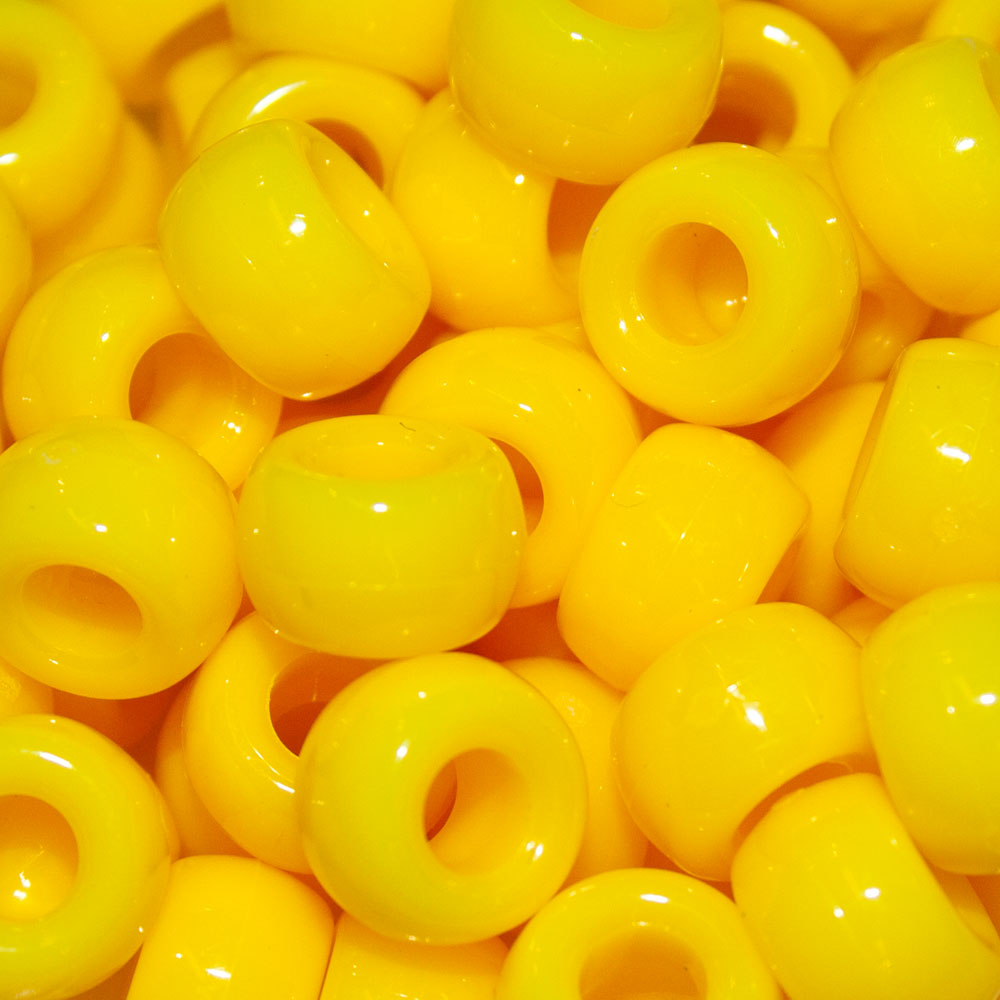 Pony Beads 9x6mm Opaque - Approx. 95pcs