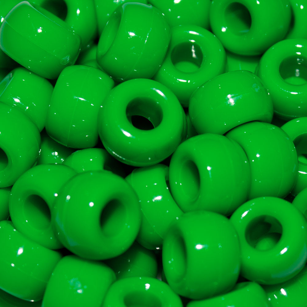 Pony Beads 9x6mm Opaque - Approx. 95pcs