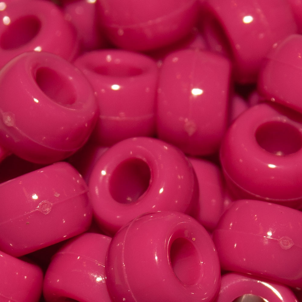 Pony Beads 9x6mm Opaque - Approx. 95pcs