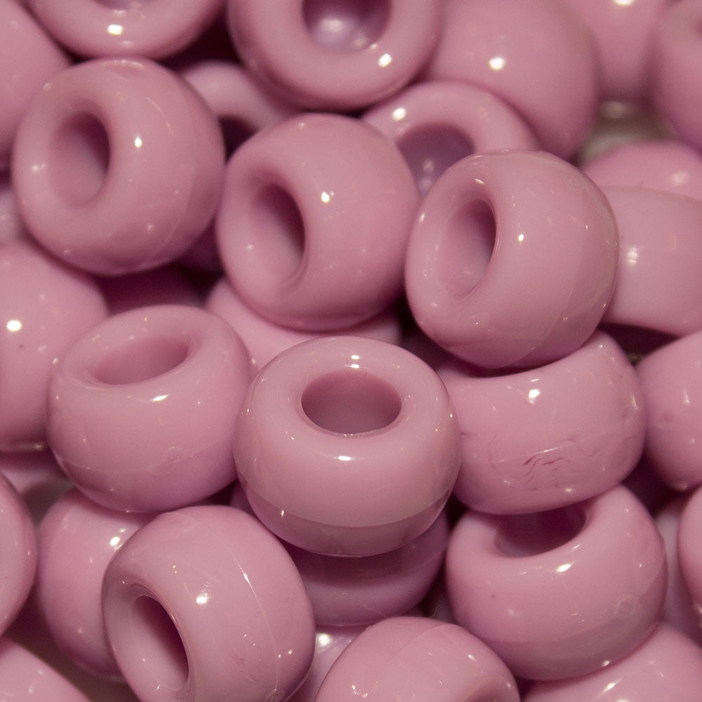 Pony Beads 9x6mm Opaque - Approx. 95pcs