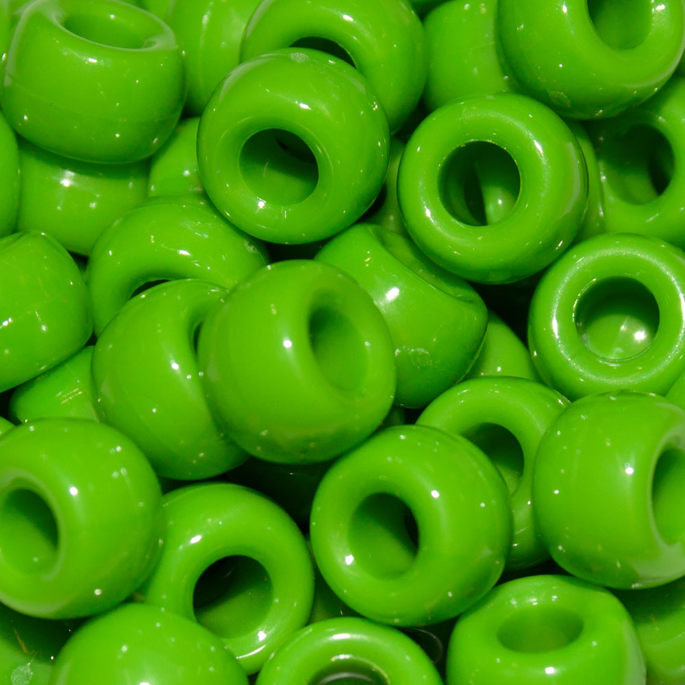 Pony Beads 9x6mm Opaque - Approx. 95pcs