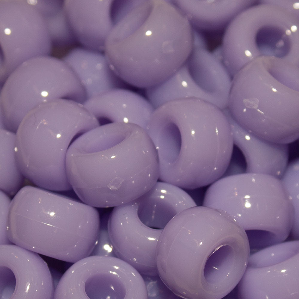 Pony Beads 9x6mm Opaque - Approx. 95pcs