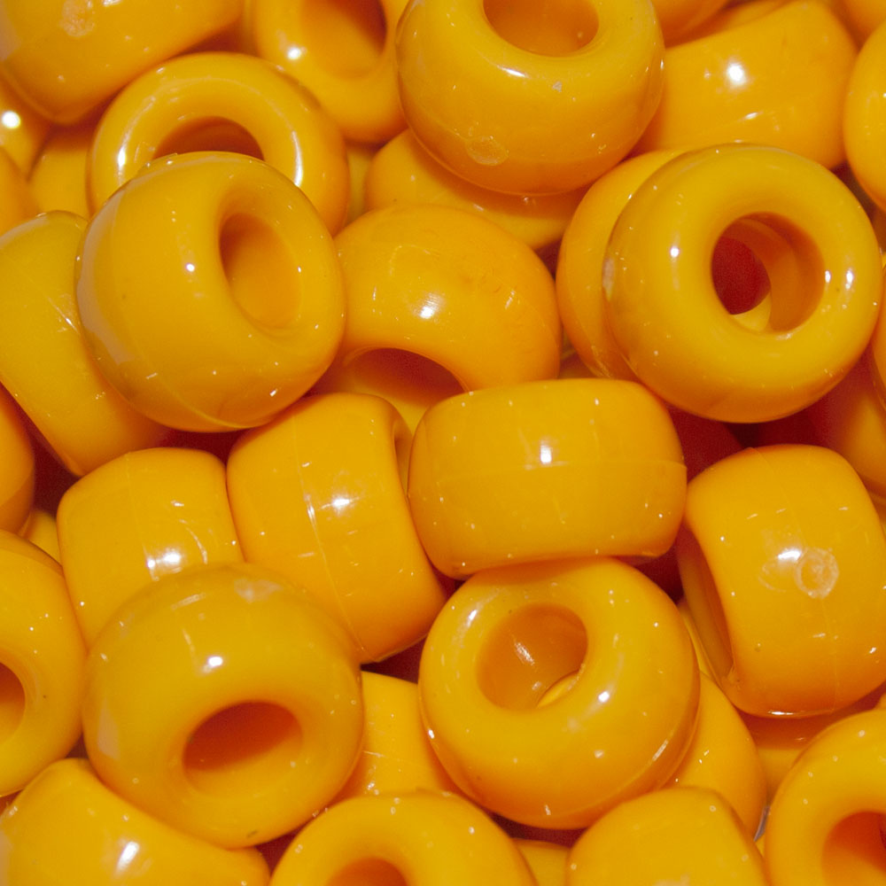 Pony Beads 9x6mm Opaque - Approx. 95pcs