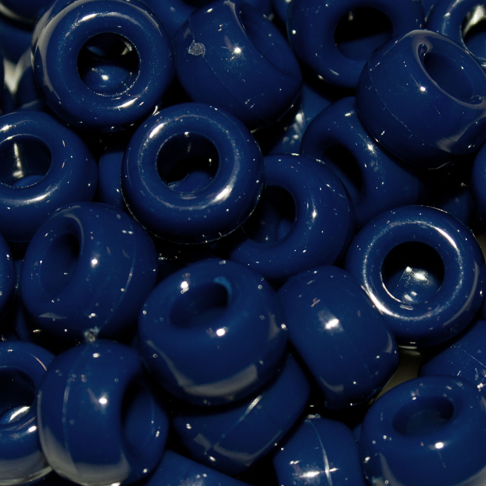 Pony Beads 9x6mm Opaque - Approx. 95pcs