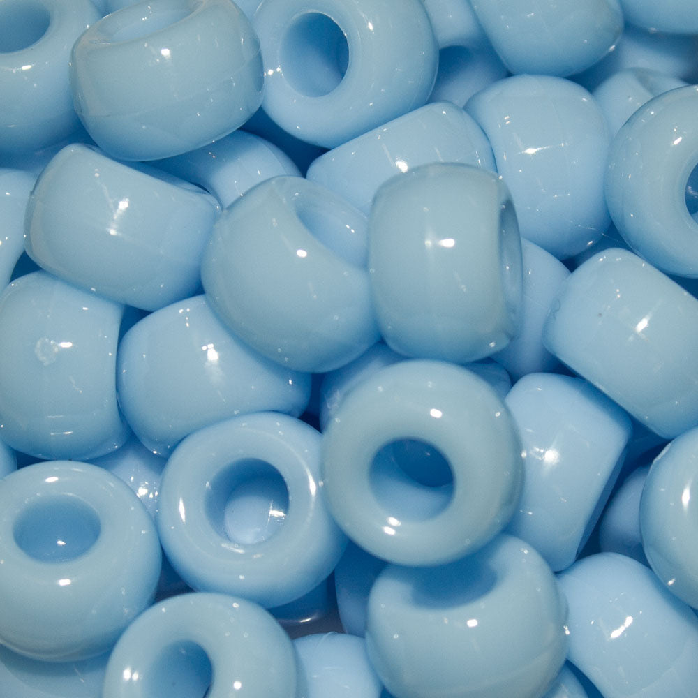 Pony Beads 9x6mm Opaque - Approx. 95pcs