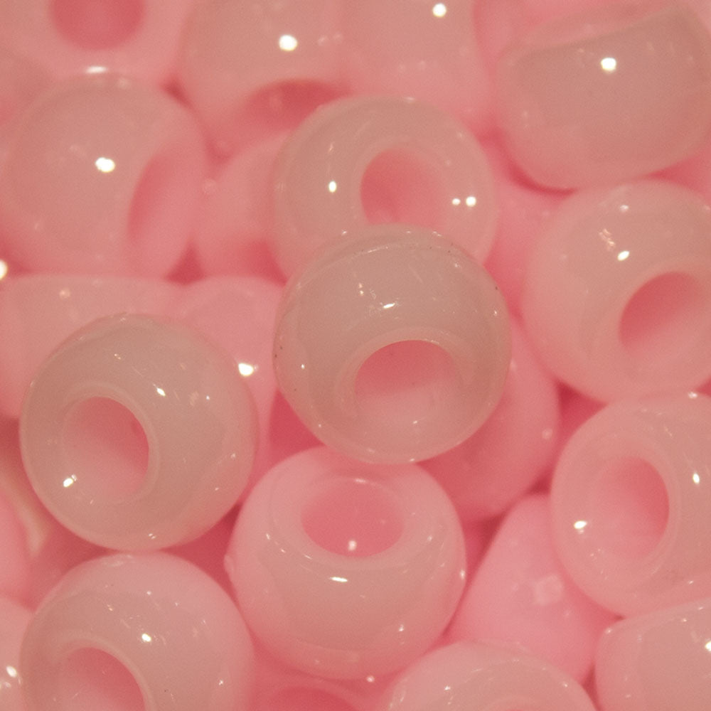 Pony Beads 9x6mm Opaque - Approx. 95pcs