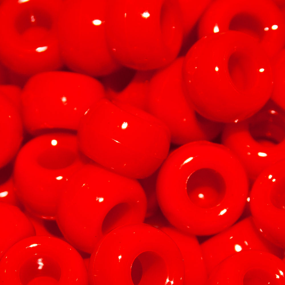 Pony Beads 9x6mm Opaque - Approx. 95pcs
