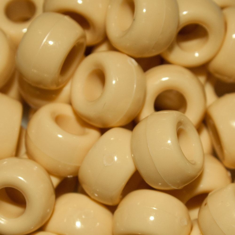 Pony Beads 9x6mm Opaque - Approx. 95pcs