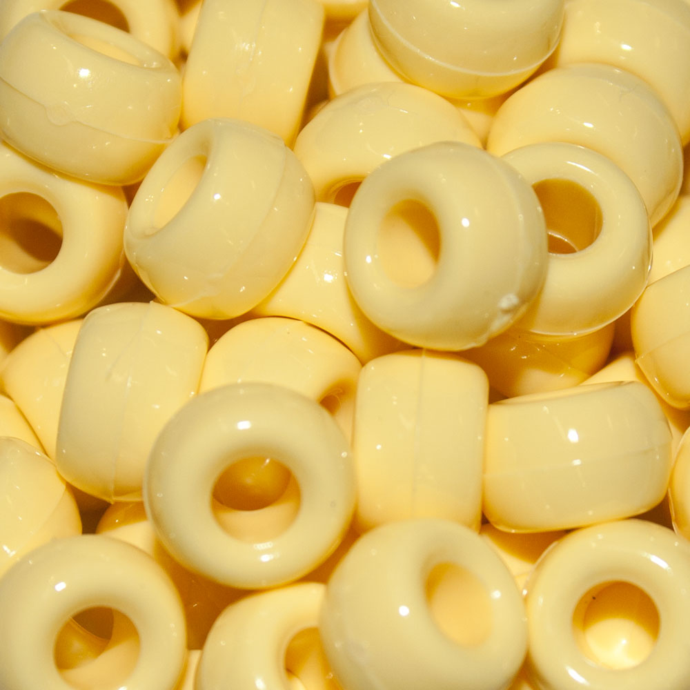 Pony Beads 9x6mm Opaque - Approx. 95pcs