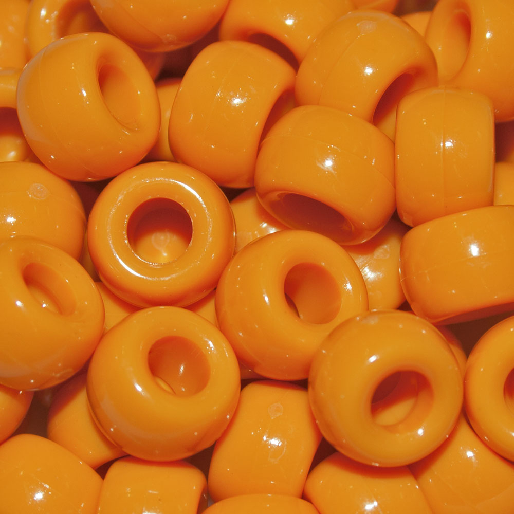 Pony Beads 9x6mm Opaque - Approx. 95pcs