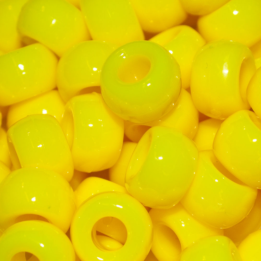 Pony Beads 9x6mm Opaque - Approx. 95pcs