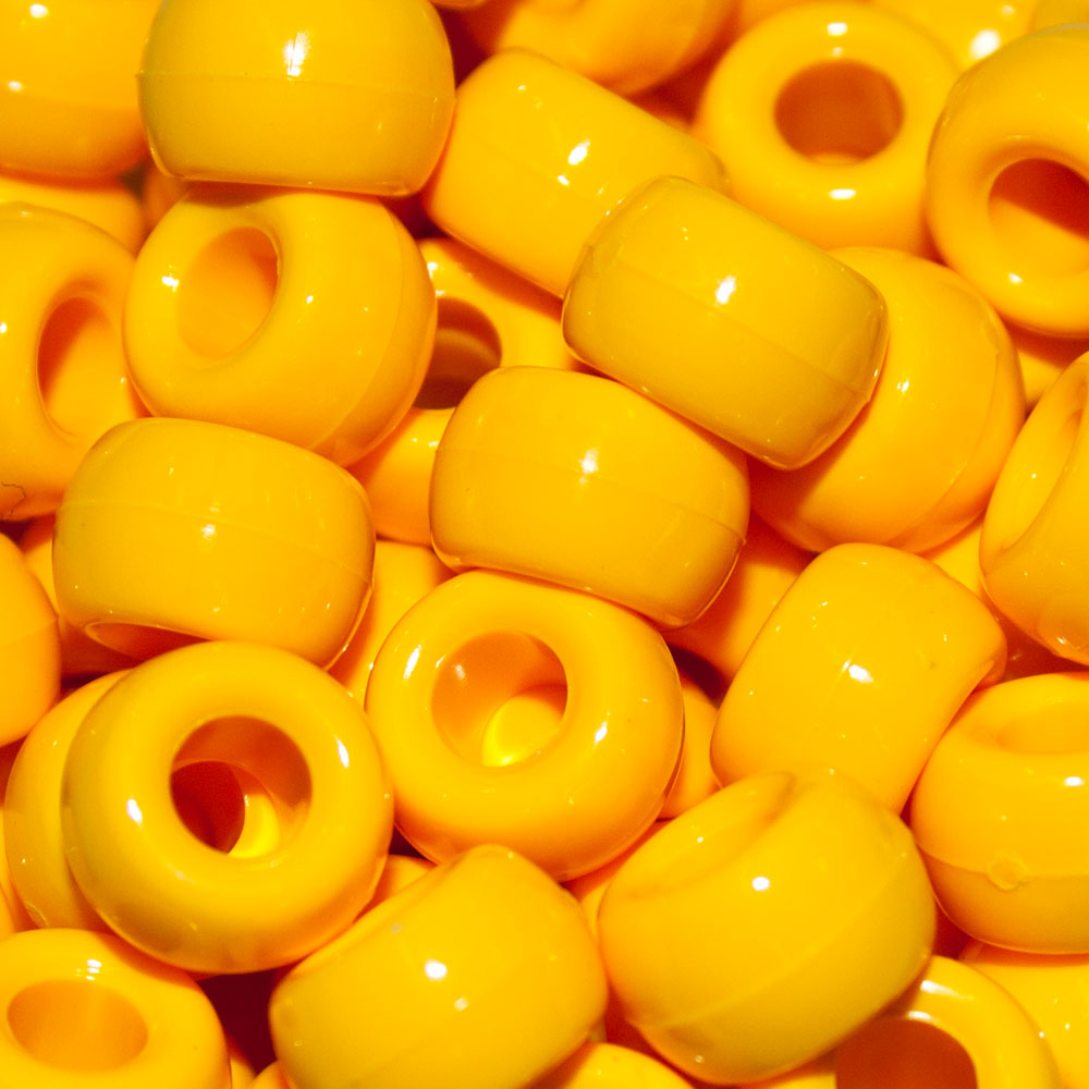 Pony Beads 9x6mm Opaque - Approx. 95pcs
