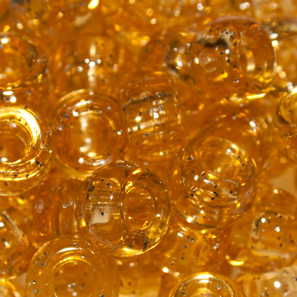 Pony Beads 9x6mm Transparent - Approx. 95pcs