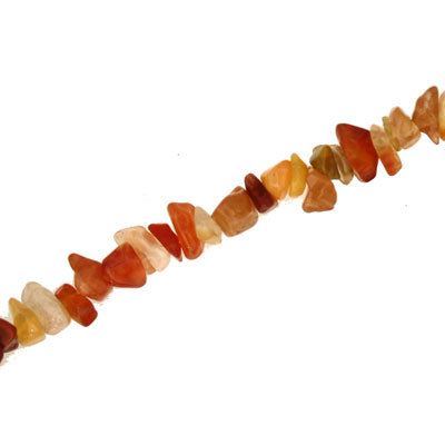 CARNELIAN CHIP SML APPROX - 90 CM STRAND