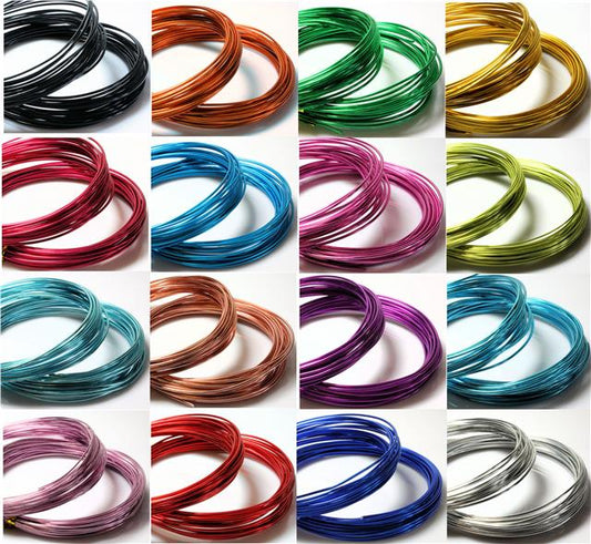 COLOURED SOFT CRAFT WIRE 1MM - 5M