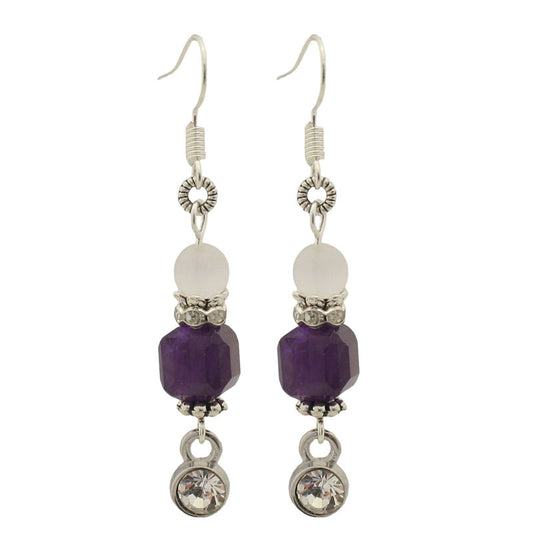 AMETHYST / SELENITE EARRINGS KIT