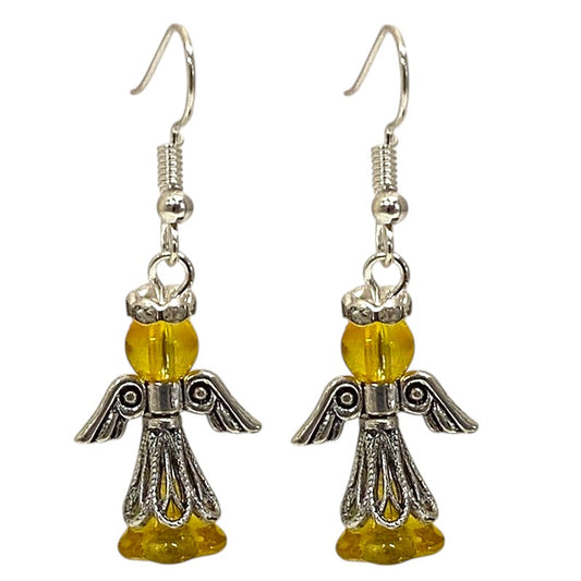 ANGEL EARRINGS KIT YELLOW / SILVER