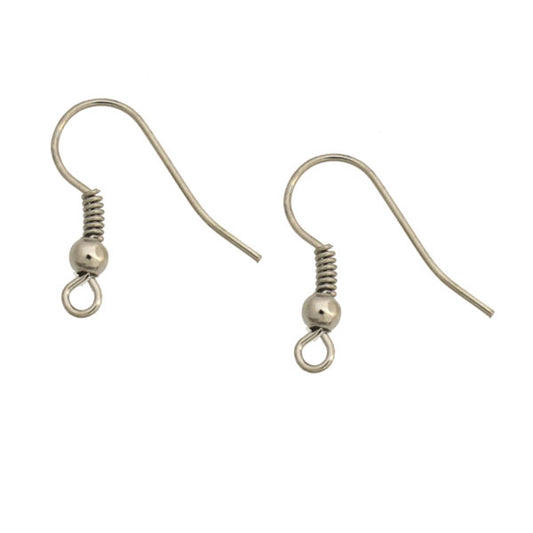 antique silver shepherd earring hooks approx 30 pairs