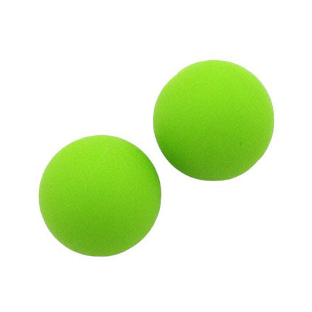 15 MM ROUND SILICONE APPLE GREEN - 5 PCS