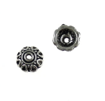 8mm silver 38pcs