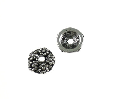 8mm silver 45pcs