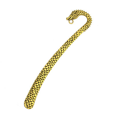 12 CM GOLD DRAGON BOOKMARK - 1 PC