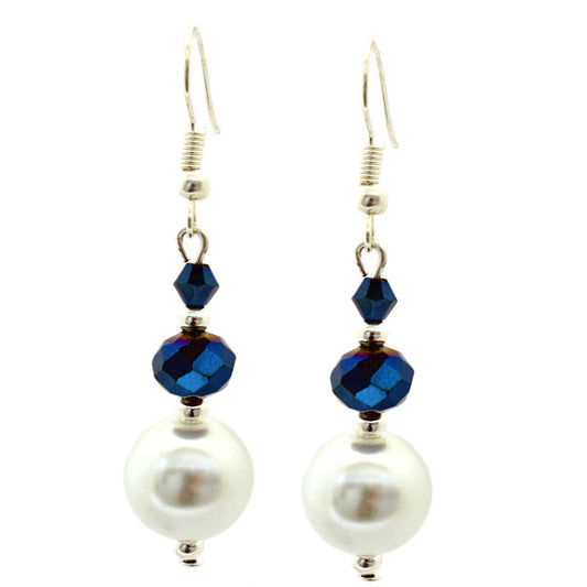 EARRING KIT - BLUE / WHITE