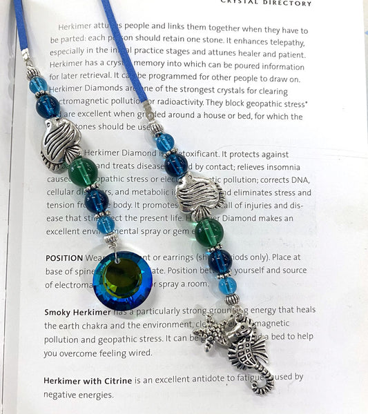 BOOKMARK KIT BLUE SEAHORSE