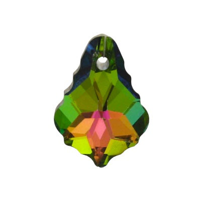 16 MM CRYSTAL BAROQUE BEADS VITRAIL - 5 PCS