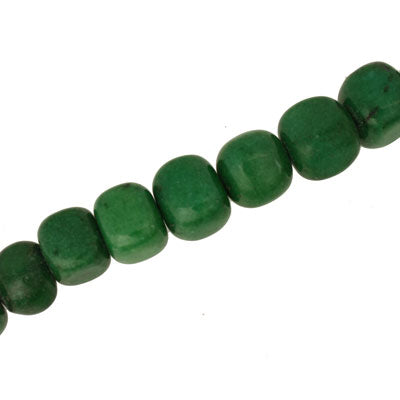 CUBE CHIP DARK GREEN - APPROX - 45 CM STRAND - 12 MM CUBE