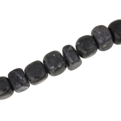 CUBE CHIP GRAY - APPROX - 45 CM STRAND - 12 MM CUBE