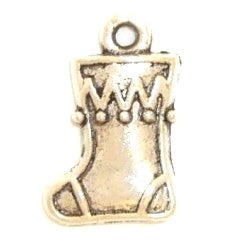 stocking 17 x 11 mm silver - 12 pcs