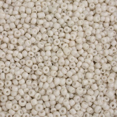 #8/0 SEED BEADS - APPROX 100G - IVORY PEARL