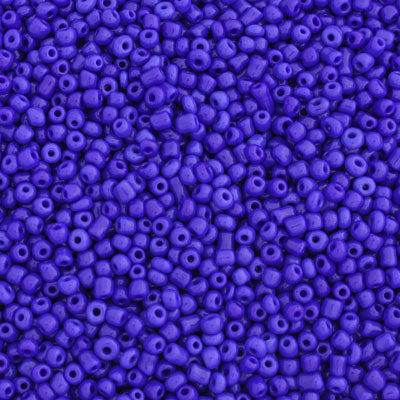 #8/0 SEED BEADS - APPROX 100G - OPAQUE DARK BLUE
