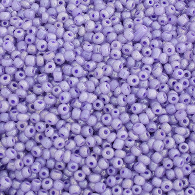 #8/0 SEED BEADS - APPROX 100G  - PURPLE PEARL