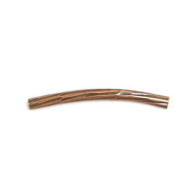 25x2mm copper curved metal tube 45pcs