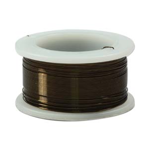 28 GAUGE  VINTAGE BRONZE ROUND CRAFT WIRE 40YD