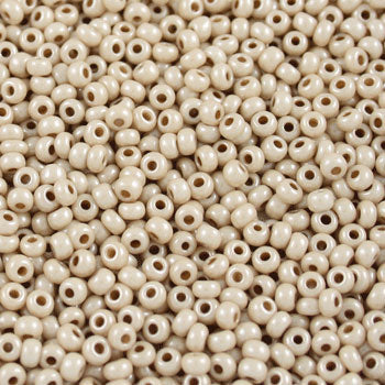 #9/0 ROCAILLES  - APPROX 40G - BEIGE PEARL