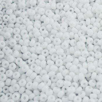 #9/0 ROCAILLES - APPROX 35G - CHALK WHITE