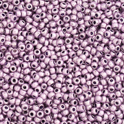 #9/0 ROCAILLES  - APPROX 40G - METALLIC LILAC