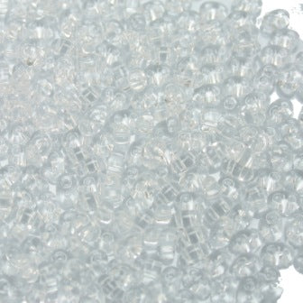 2.5 x 5mm clear twin beads 15g
