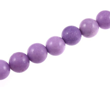 8 mm round lilac -50/pcs