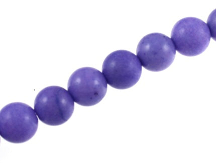 8 mm round purple -50/pcs